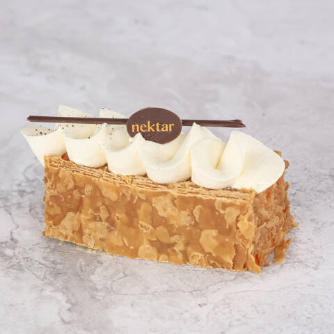 Mille-feuille vanille, pâtisserie Nektar
