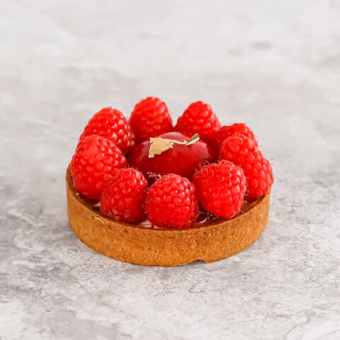 Tarte aux framboises