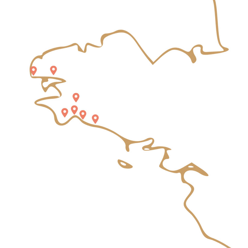 Nektar, carte des boutiques